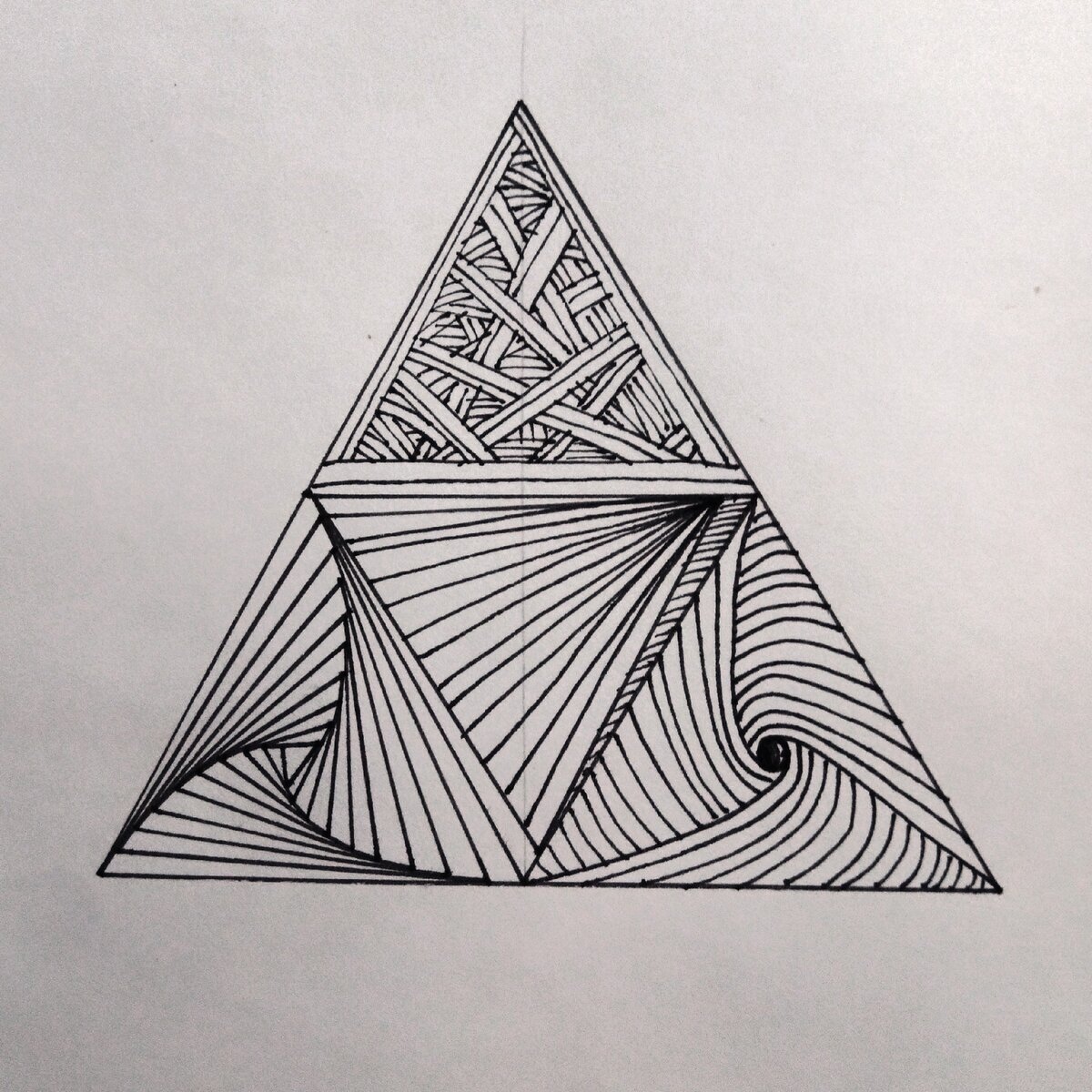 Треугольник в треугольнике