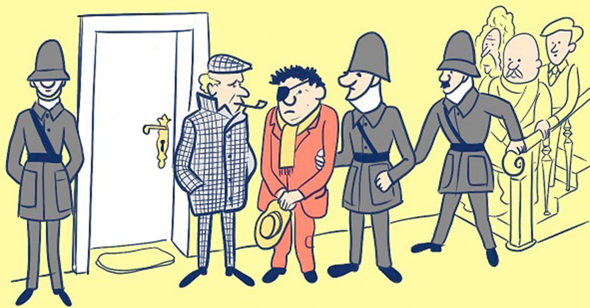 Детективные головоломки в картинках