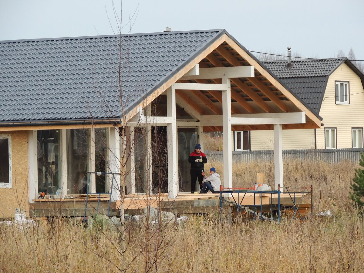 Фахверковый дом с 5-ти метровыми потолками