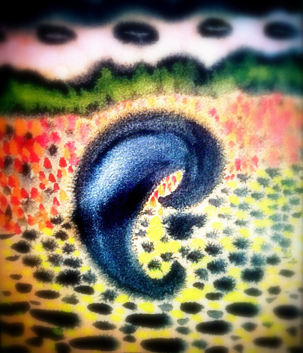 Тонкий мир... Картина автора.