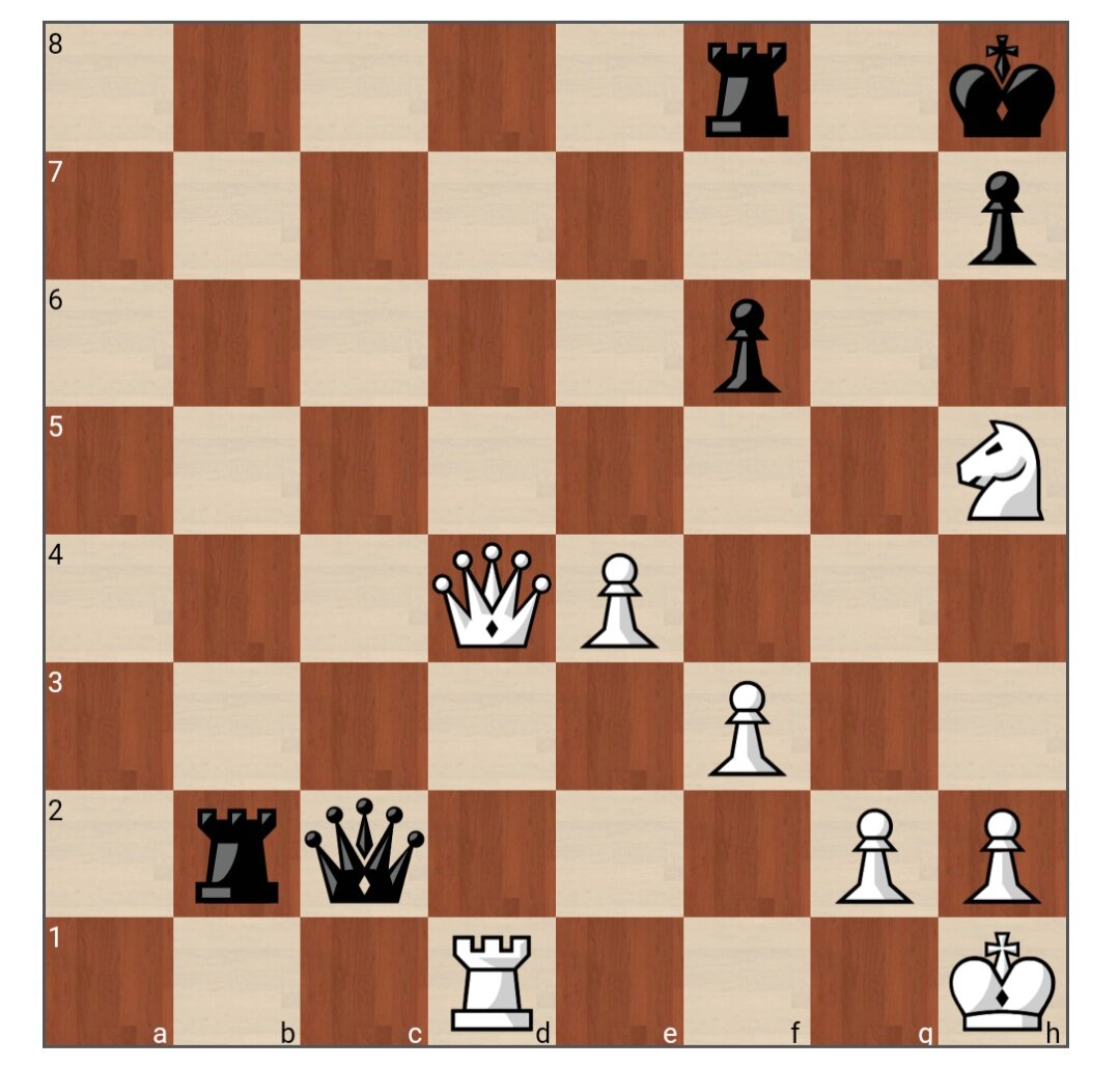 Начинают белые и ставят мат в 3 хода