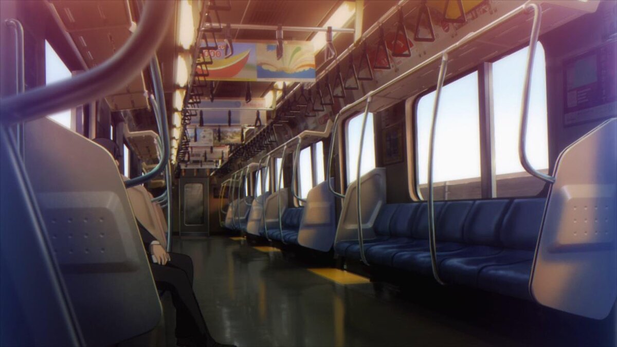 Пустое японское метро, идеально пригодное для проведения боёв