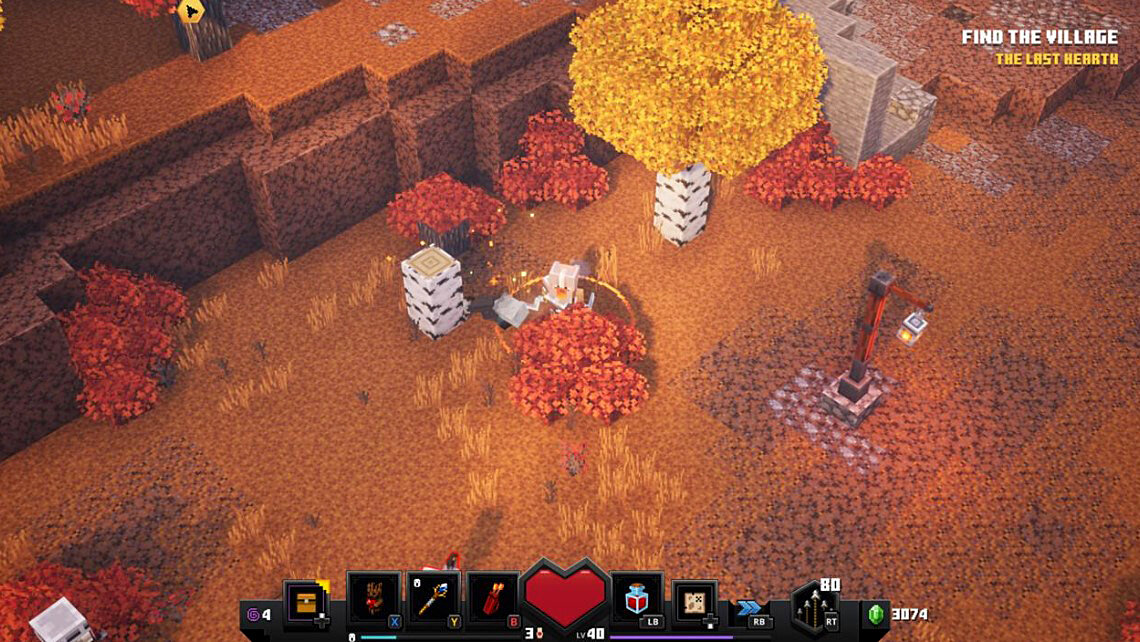 Геймплей Minecraft Dungeons 