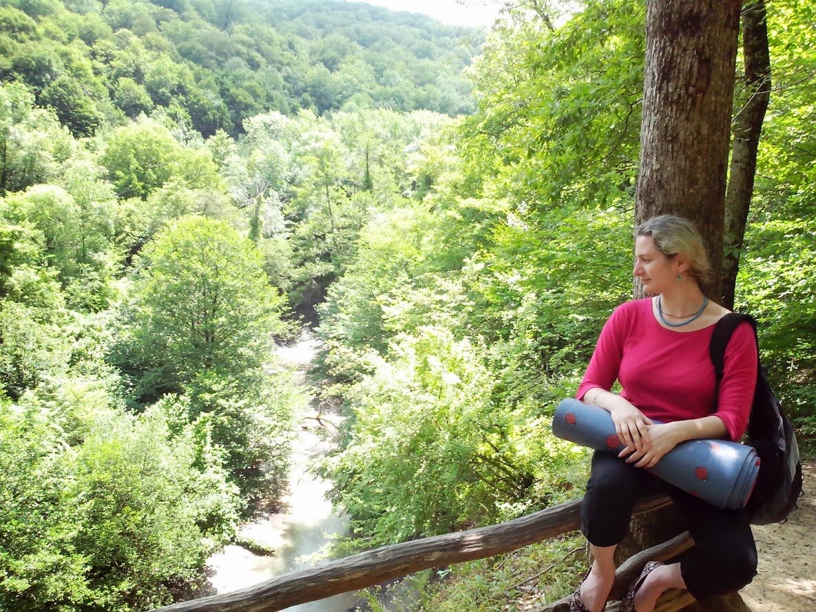 Долина реки Жанэ. На природе с Йога ковриком