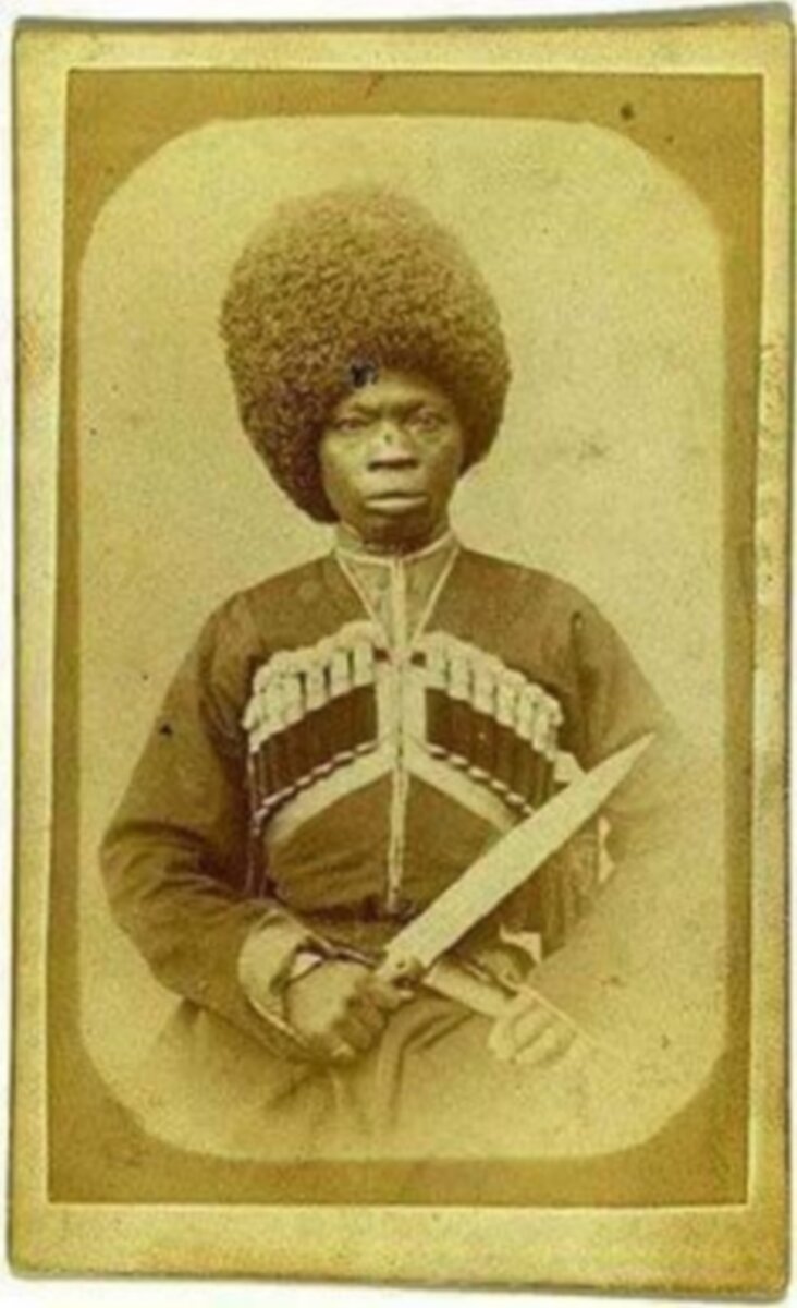 Karabakhski "Arab" Negro mountainier / Карабахский "Араб" Негро горец  
Из коллекции Дж. Кеннана, 1870-1890 годы. / Библиотека Конгресса США.