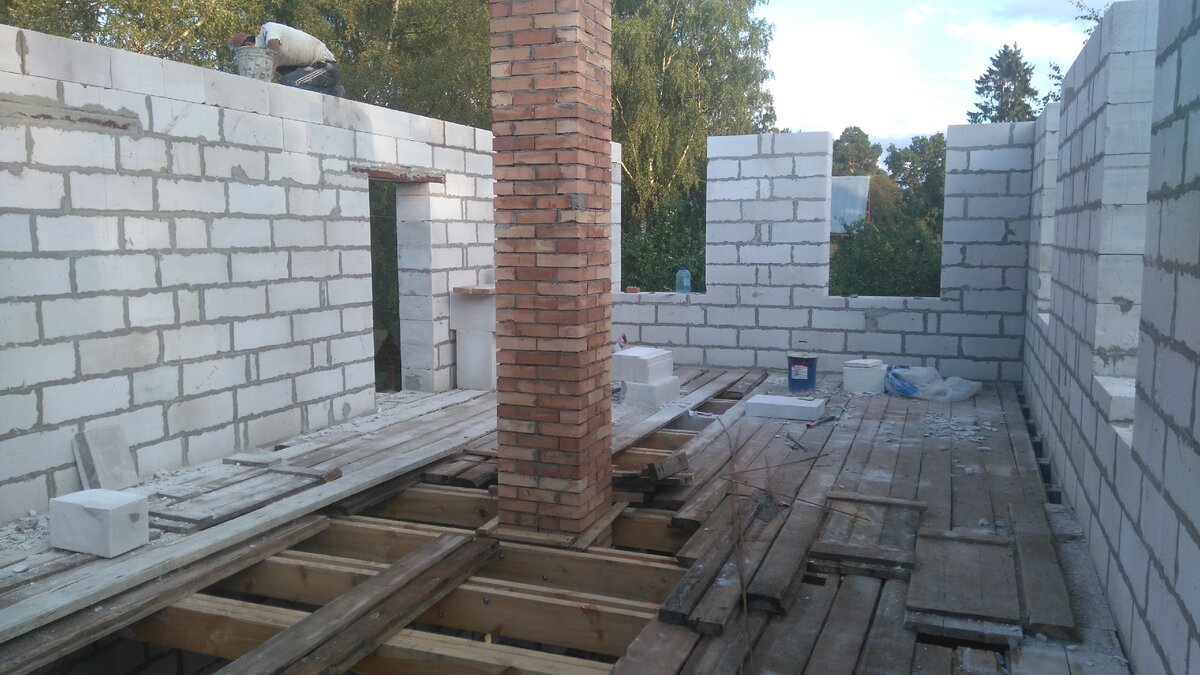 Пример коттеджа из газоблока одного из выполненных нами объектов