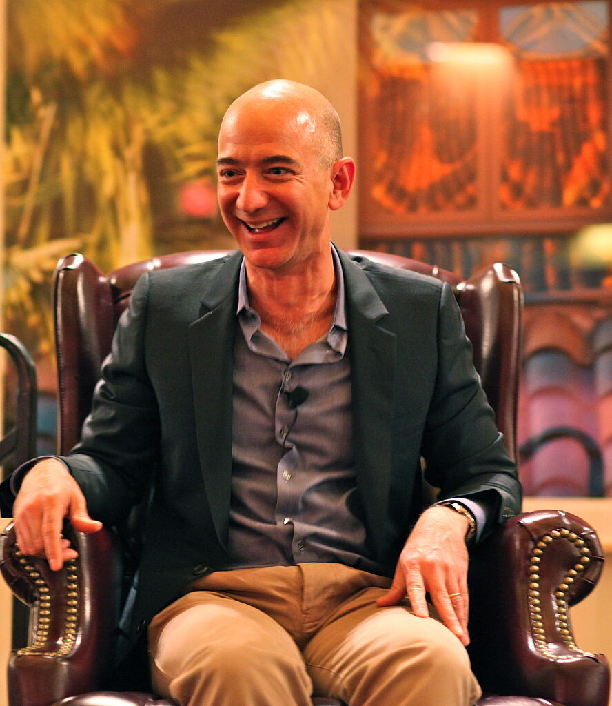 Джефф Безос - основатель Amazon, самый богатый человек на планете. Фото WikimediaCommons.com