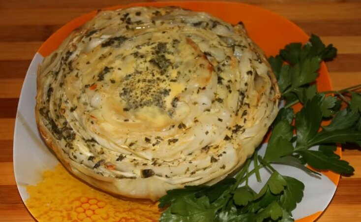 Запеченная в духовке капуста. Скриншот из видео. Используется и распространяется бесплатно по лицензии https://www.youtube.com/t/terms