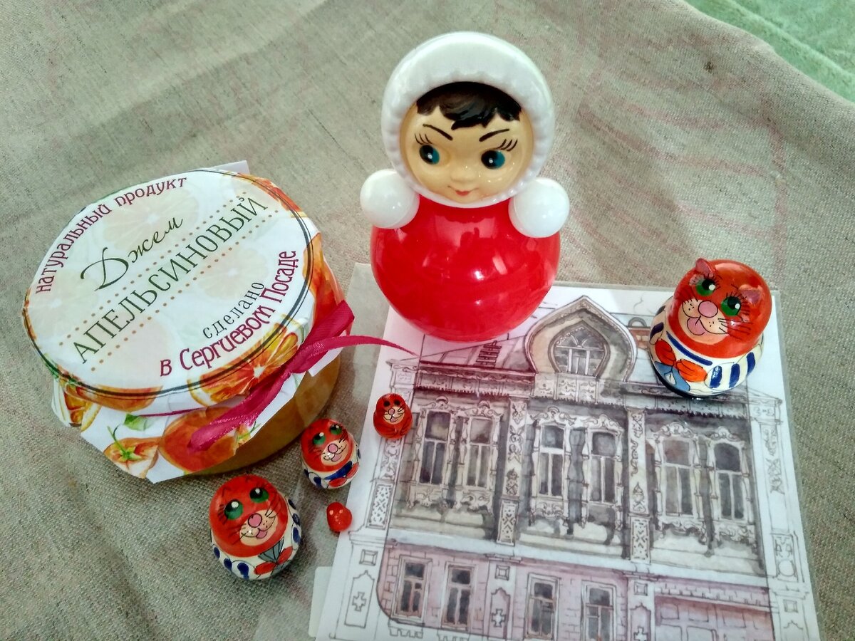 Наши сувениры из Сергиева Посада во время поездки в августе 2020 года