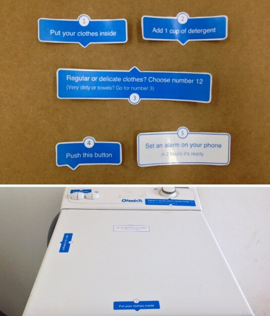 Инструкция Питера Фабора для стиральной машины, чтобы ей могли пользоваться даже мужчины.