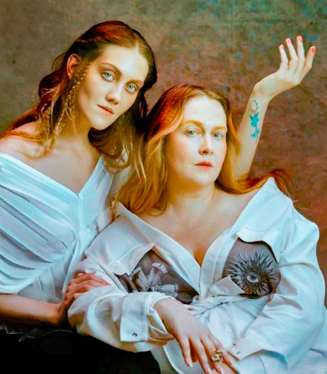 Юлия со своей дочерью Полиной