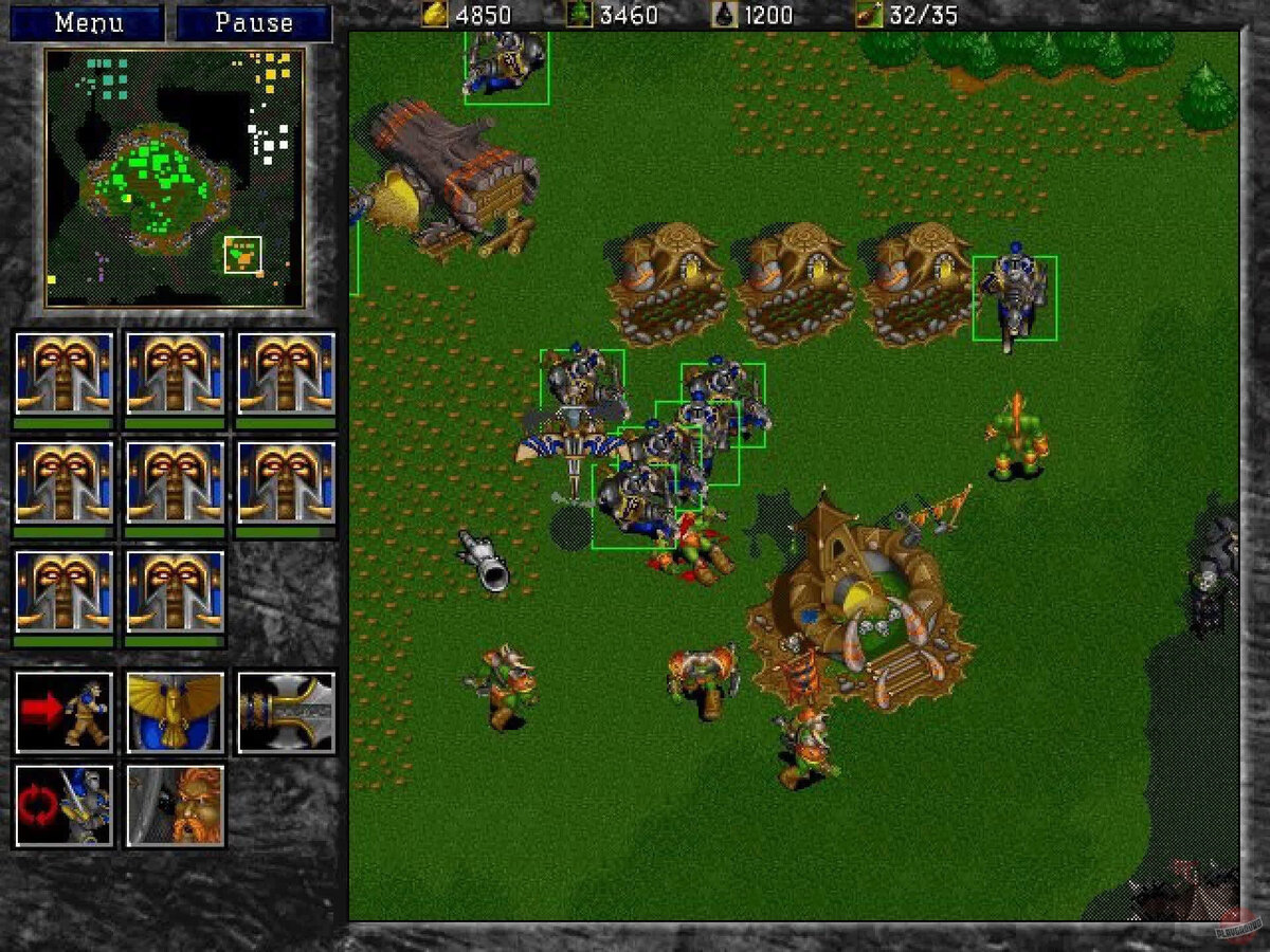 Игры на компьютер варкрафт. Warcraft II: Battle.net Edition. Warcraft 2 стратегия. Варкрафт 2 юниты. Warcraft 2 1999.