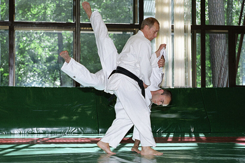 Тренировка Владимира Путина.