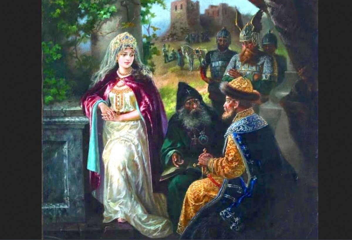 Алексей Транковский "Ярослав Мудрый и шведская принцесса Ингигерда"