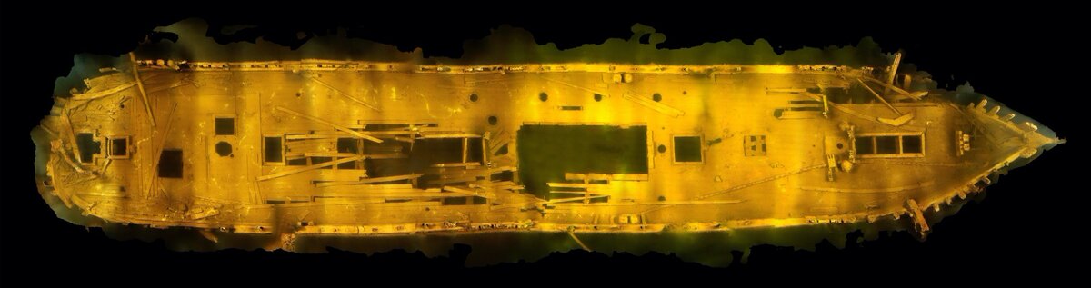 Фотопланшет палубы клипера «Джигит». ЦПИ РГО