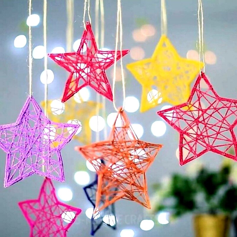 Звезды из ниток