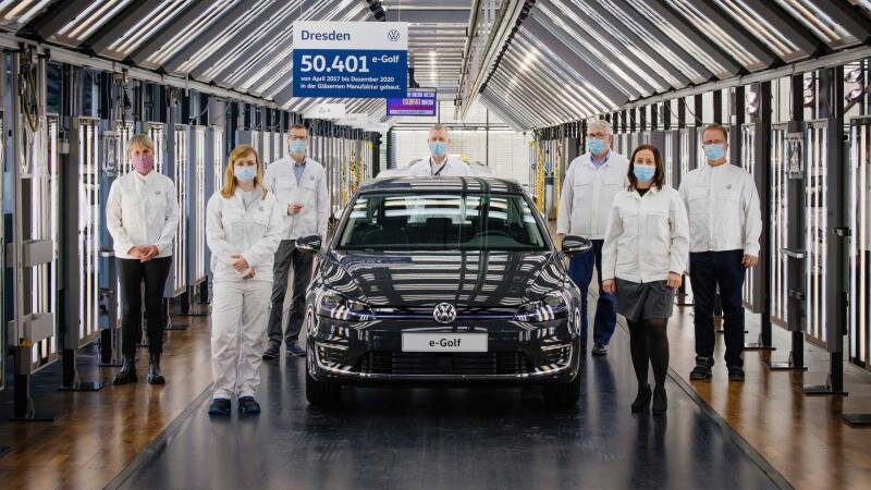 Volkswagen завершает производство E-Golf