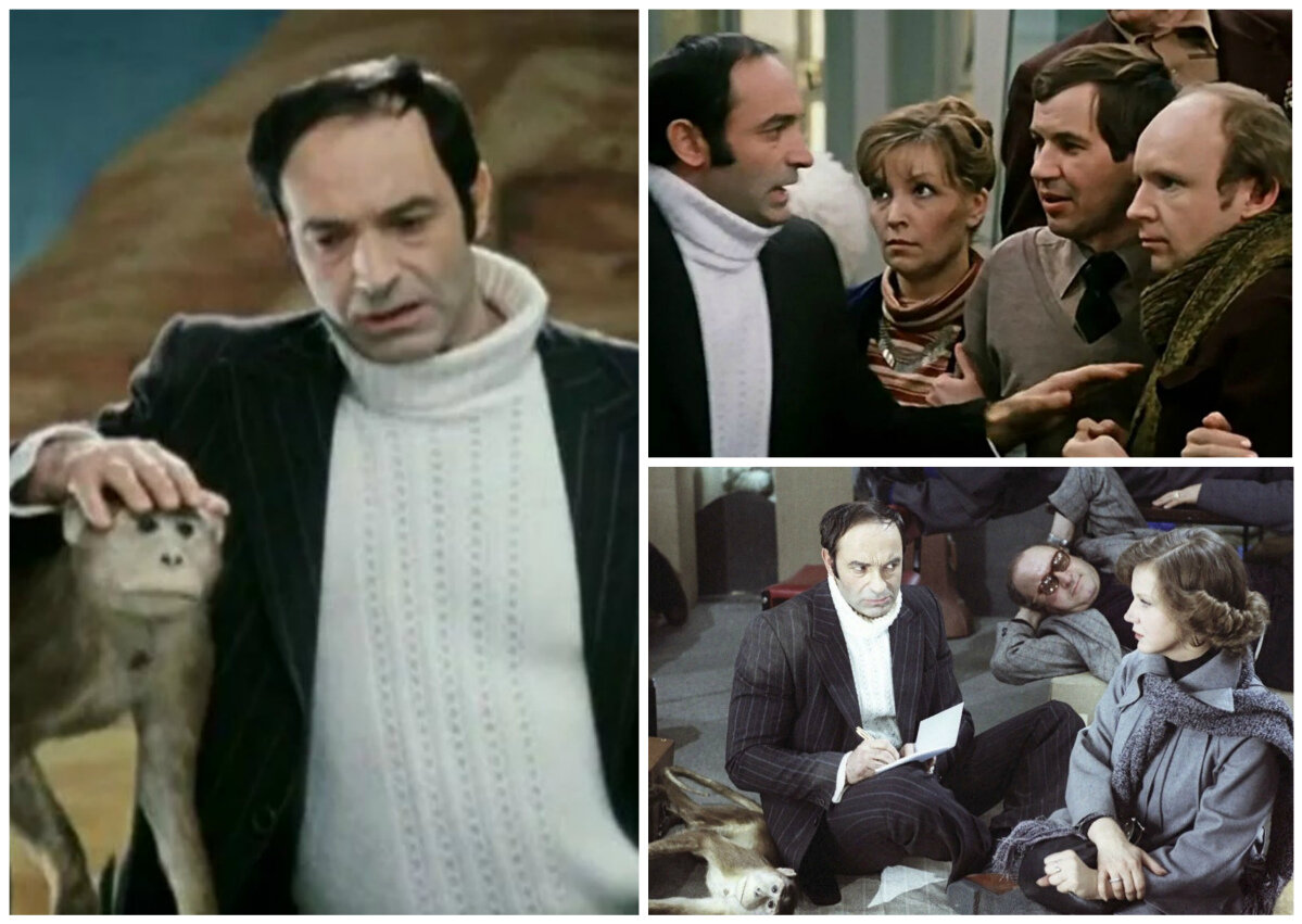 Импозантный и ловкий Сидорин в исполнении Валентина Гафта. Коллаж автора.