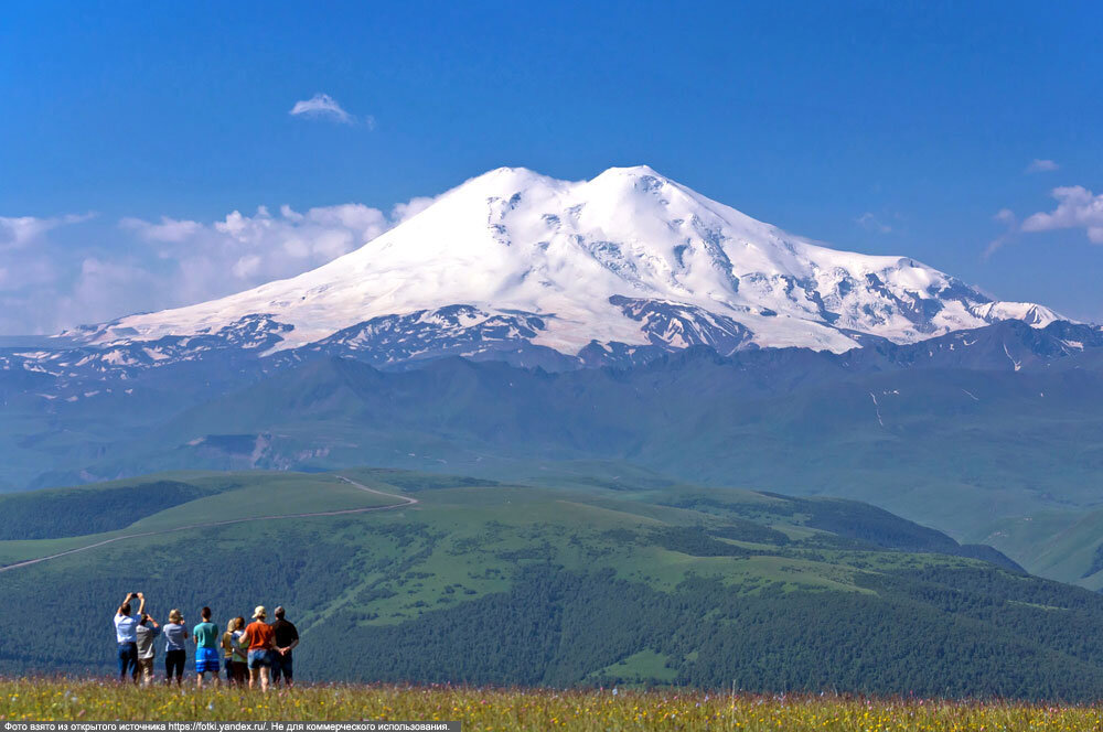 Эльбрус 5642 метра на уровнем моря