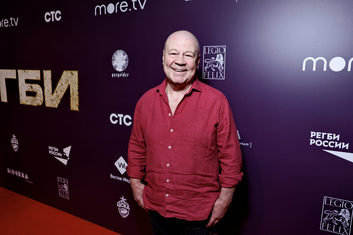 Сергей Селин на премьере сериала "Регби"