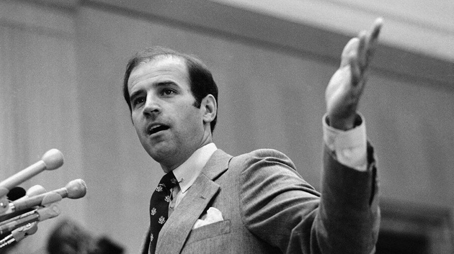 Байден во время визита в СССР в 1979 году