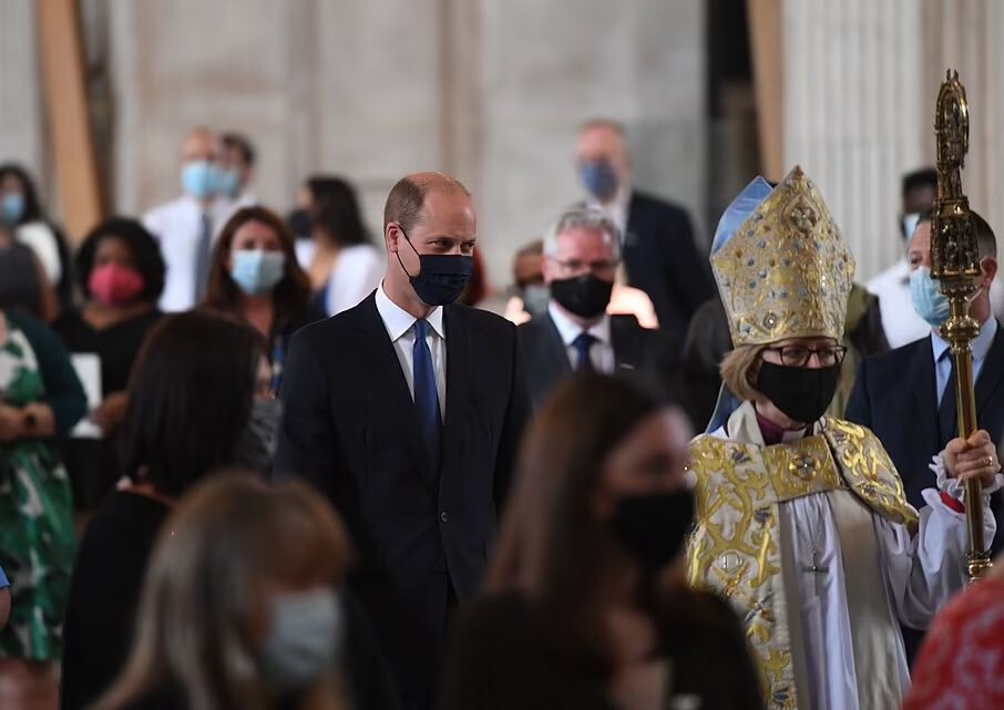 Принц Уильям в соборе Святого Павла