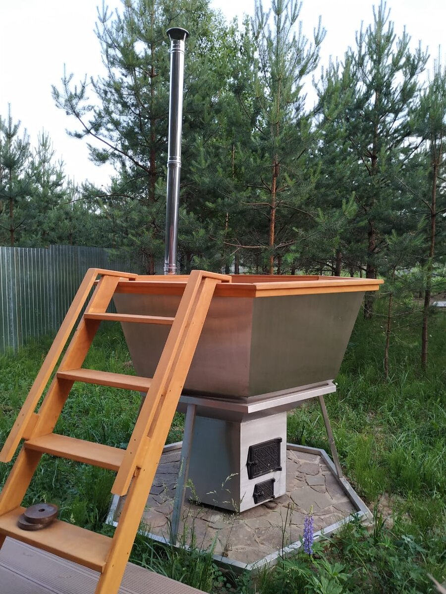 Сибирский Банный Чан Елисей Силович на подставке