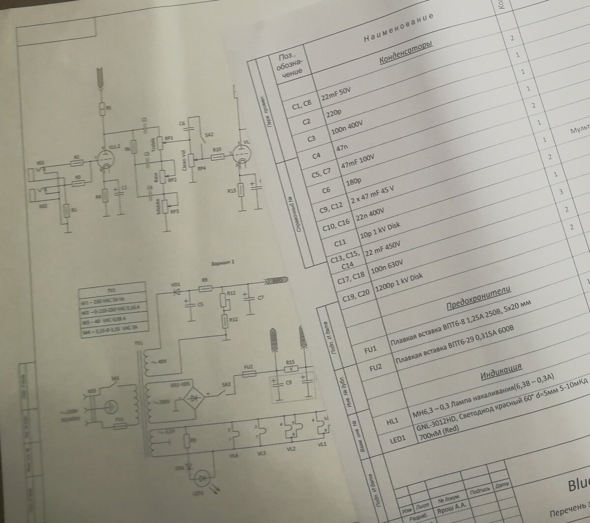 Документация