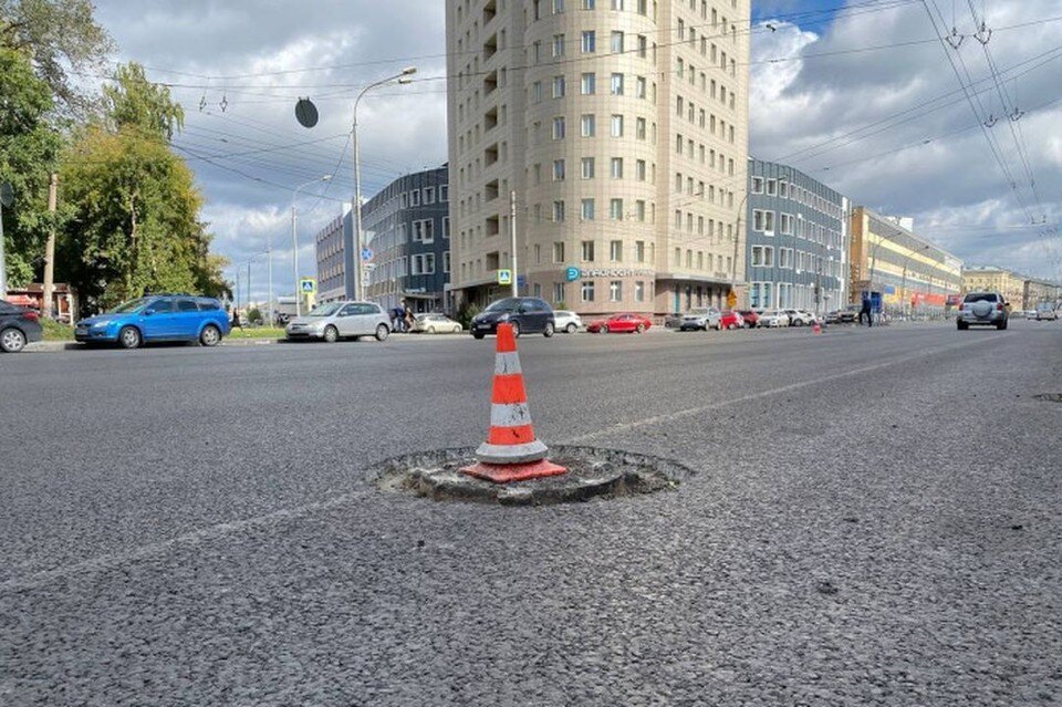    В Новосибирске оштрафуют подрядчика, ремонтирующего проспект Дзержинского. Фото: правительство НСО