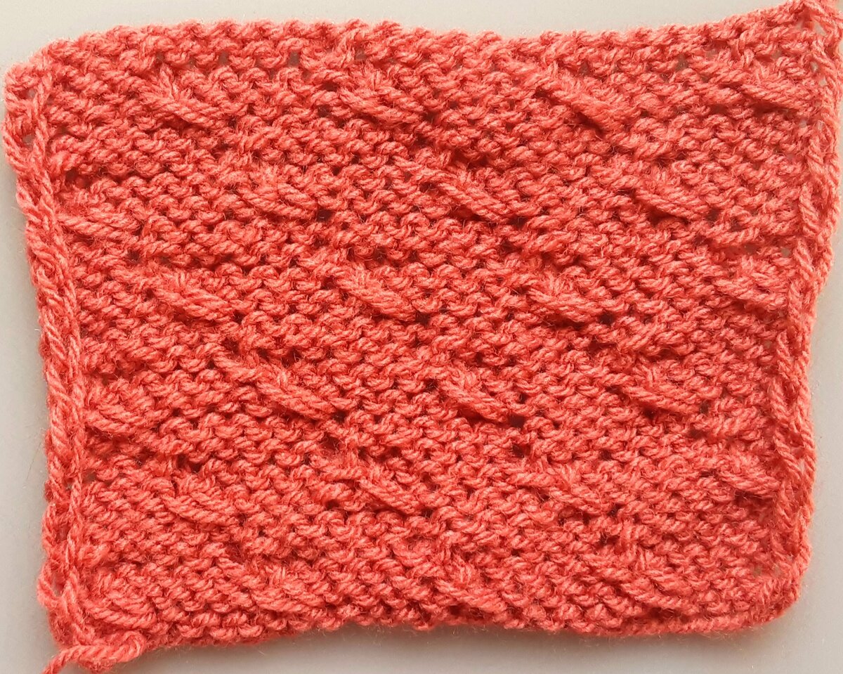 Изнаночная сторона узора.