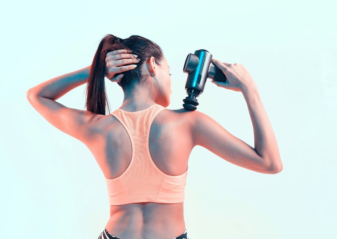 Перкуссионный массажер для тела. Фото взято из открытых источников shutterstock.com  