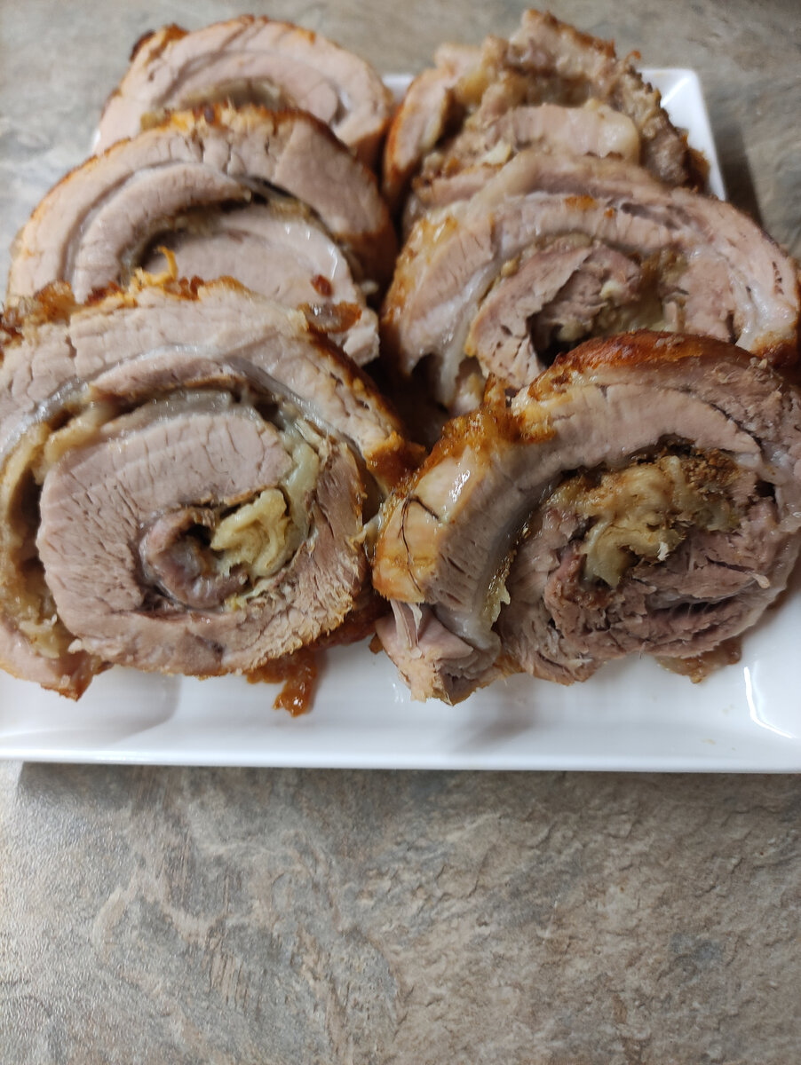 Запеченный рулет из свинины Поркетта (Porchetta)