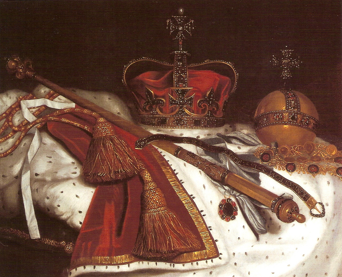 Регалии Карла II, неизвестный художник, 1670-е. (сс) Wikimedia Commons