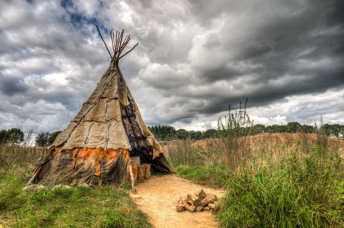 Жилище индейцев