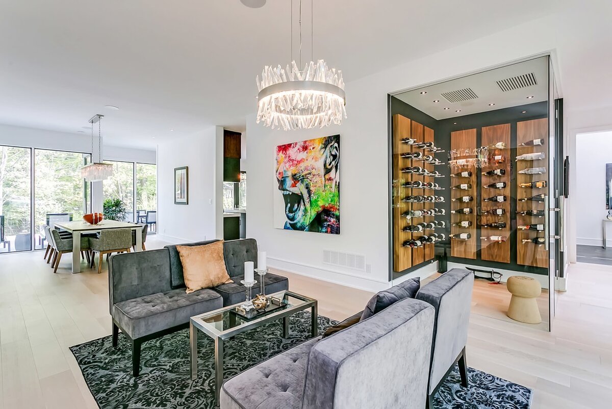 На фото: элитная отделка коттеджа