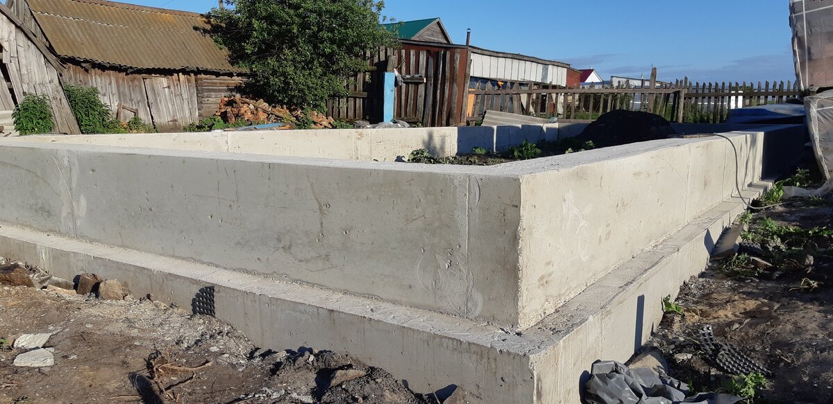 Кущёвской сборный дом фундамент