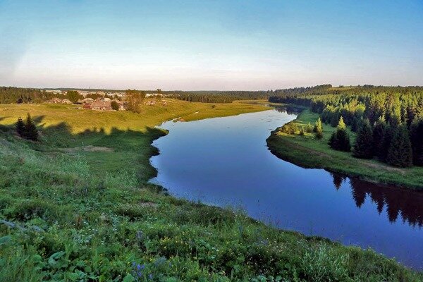 Река Сылва в верхнем течении. Фото Владимира Довганя.