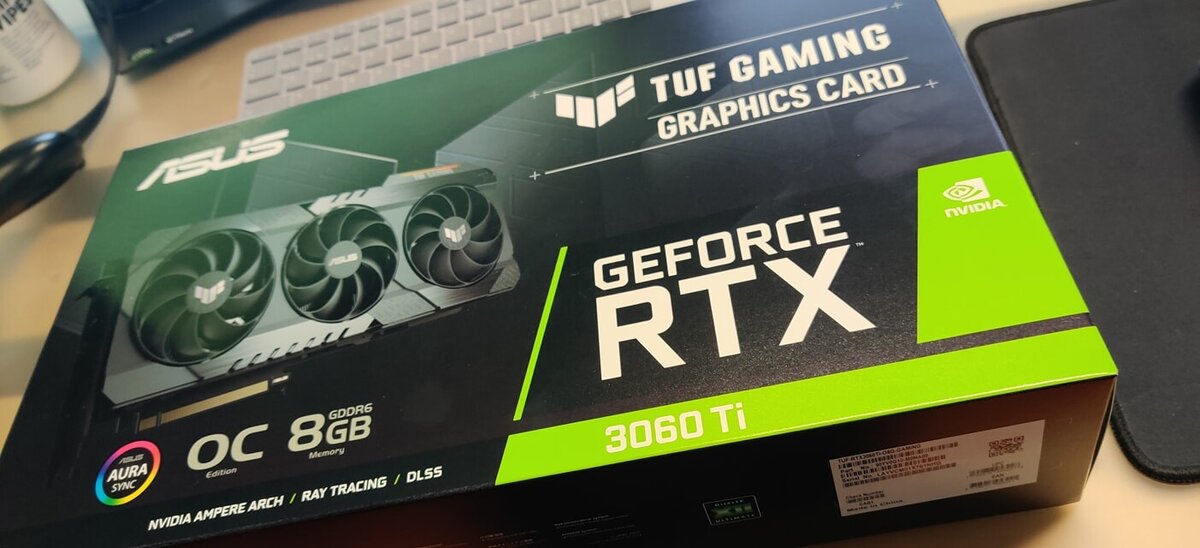 Nvidia 3060 Ti на 8 gb памяти