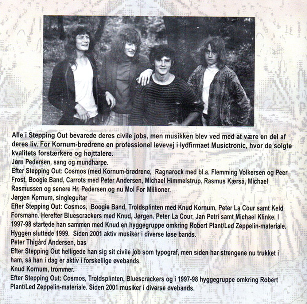 Stepping Out. Another Concert Somewhere. 2007 (recorded in 1969-1970). Обложка альбома.