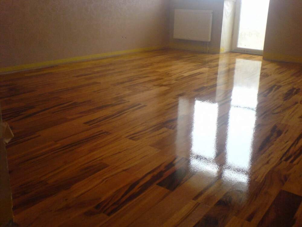 Так выглядит паркет после ремонта и обновления