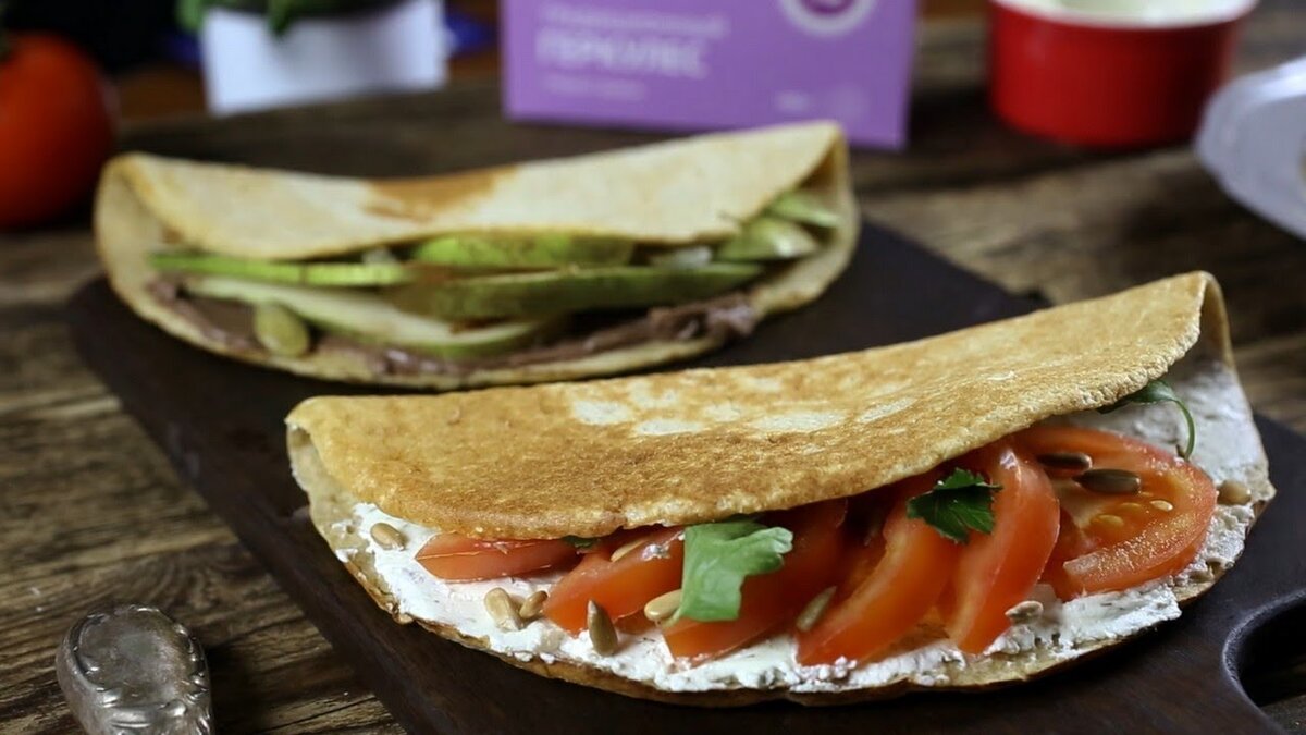 Овсяноблин с разными начинками:  сладкой и сытной