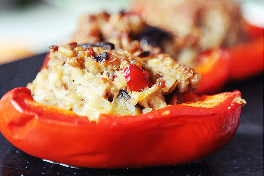 Баклажаны с мясом в паприке