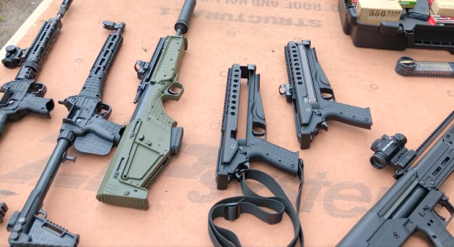 P50 среди других моделей оружия от KelTec.