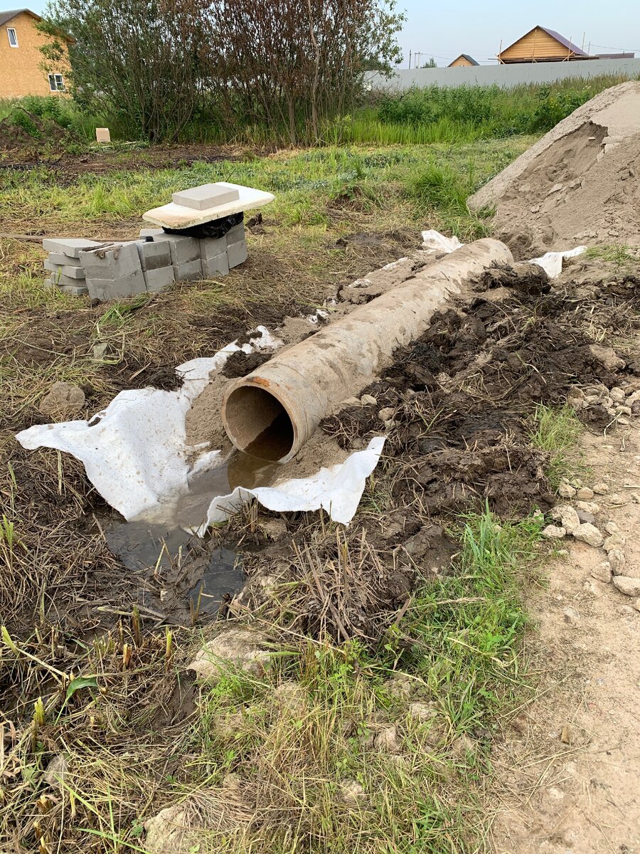 Вьезд на участок