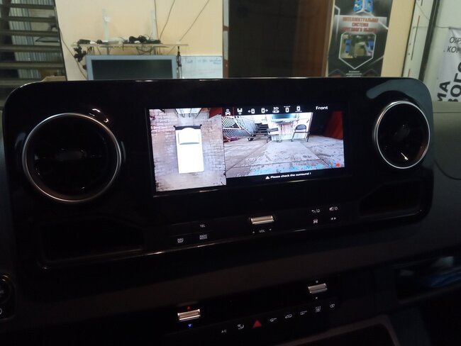 Установка системы кругового обзора на MERCEDES SPRINTER 