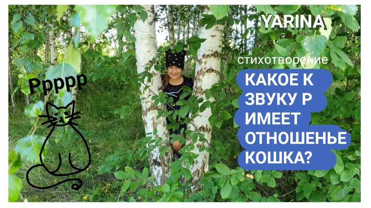 Смотрите видео детского стихотворения про котиков на моем канале 