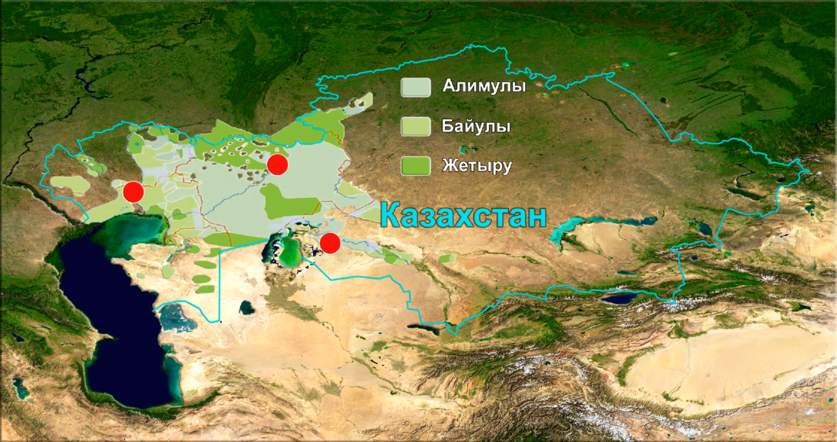 Жузы в казахстане карта