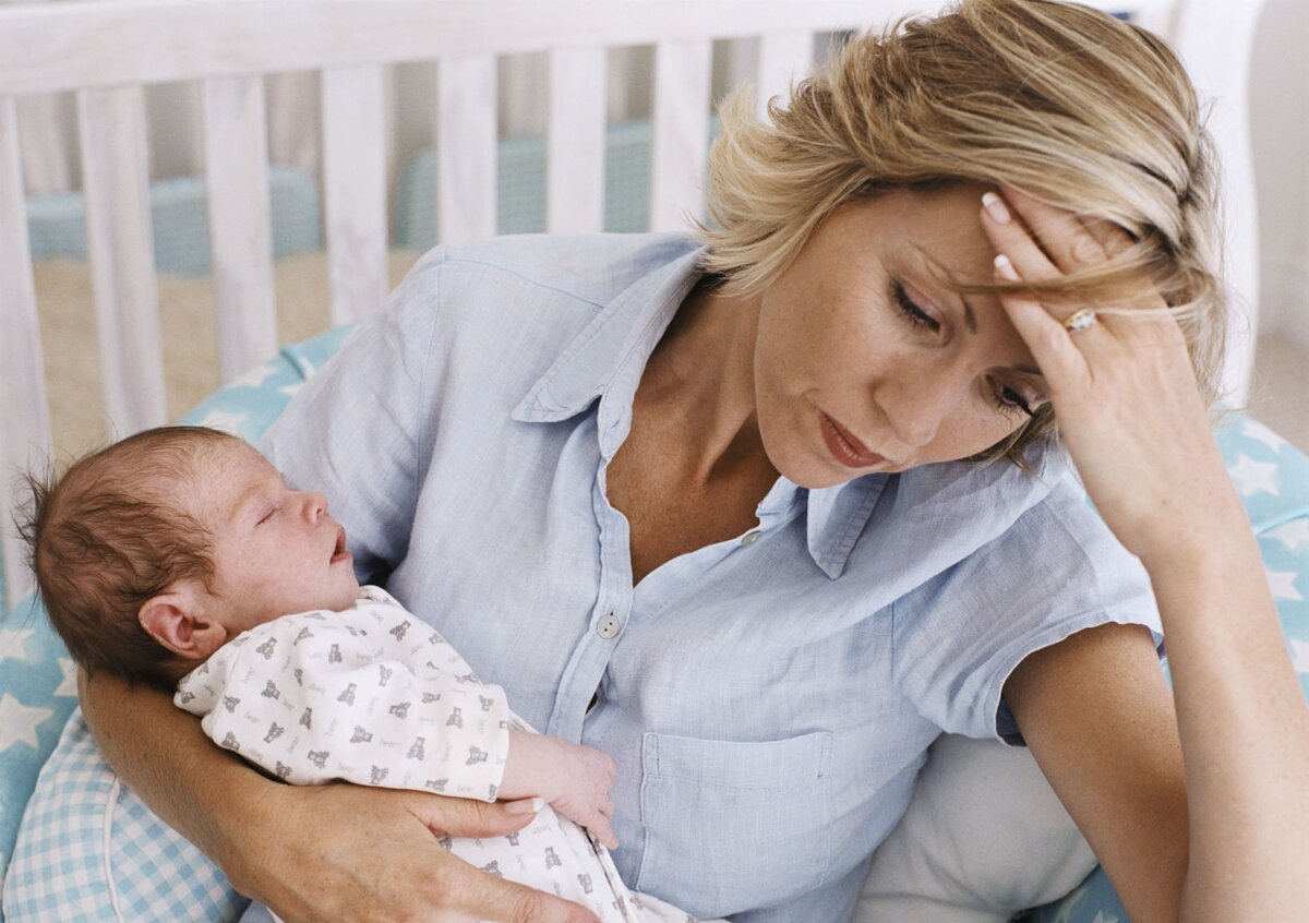 Послеродовая депрессия. Картинка для наглядного изображения. Источник Яндекс картинки 