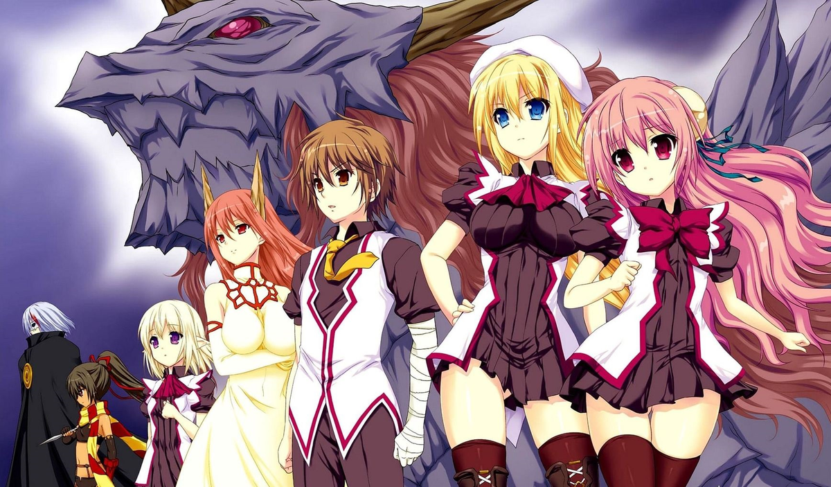 Изображено аниме - Академия Драгонар