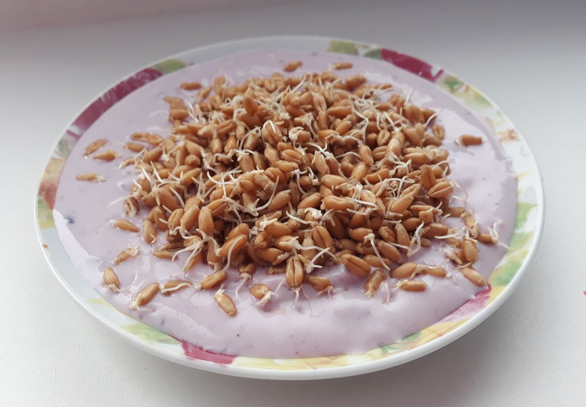 Пшеница с йогуртом